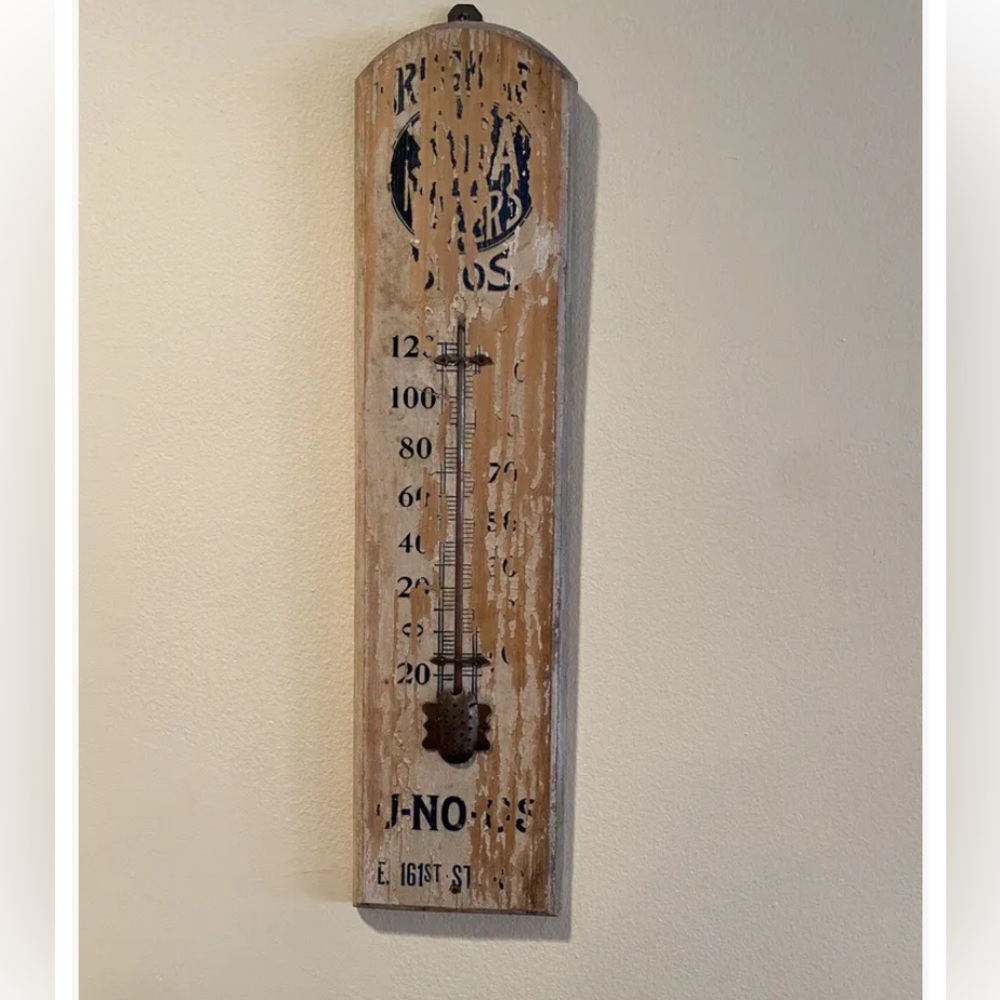Vintage Advertising Thermometer By Dorfman Brothers. Condition is "Used".